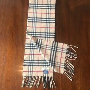 Burberry London Cashmere/Merino Wool Scarf